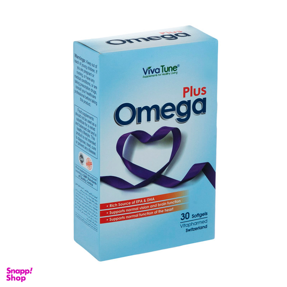 سافت ژل امگا پلاس (Omega Plus) ویواتیون بسته 30 عددی