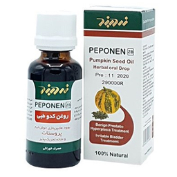 محلول پپونن روغن کدو طبی (Peponen Pumpkin Seed Oil) زرد بند حجم 30 میلی لیتر