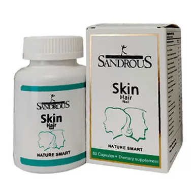 کپسول اسکین هیر نیل (Skin Hair Nail) سندروس بسته 60 عدد