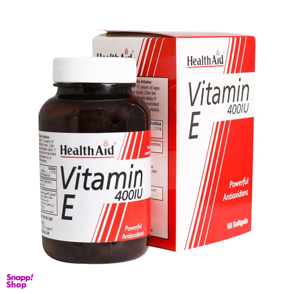 سافت ژل ویتامین ای 400 واحد (Vitamin E 400 IU) هلث اید