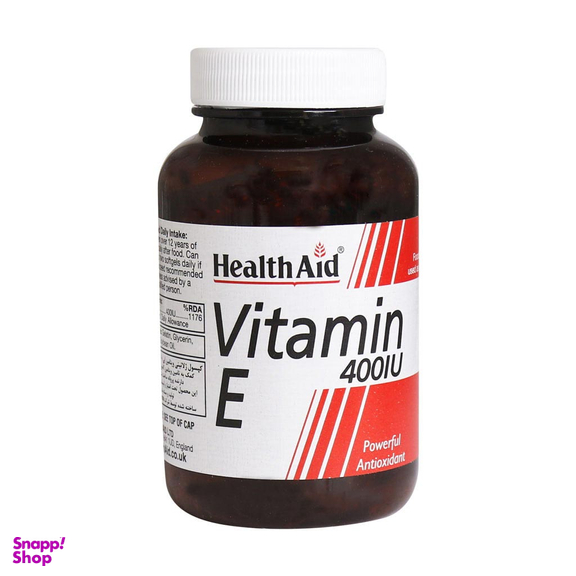 سافت ژل ویتامین ای 400 واحد (Vitamin E 400 IU) هلث اید