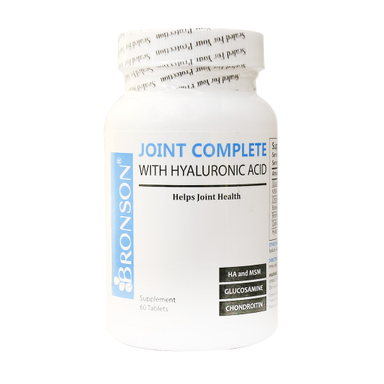 قرص جوینت کامپلت با هیالورونیک اسید (Joint Complete With Hyaluronic Acid) برونسون بسته 60 عددی