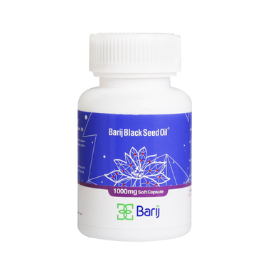 کپسول نرم روغن سیاهدانه 1000 میلی گرم باریج اسانس بسته 30 عددی