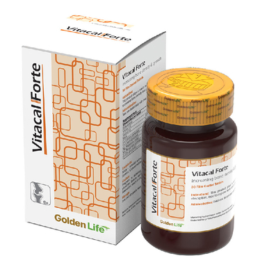 قرص ویتاکل فورت (Vitacal Forte) گلدن لایف بسته 30 عدد