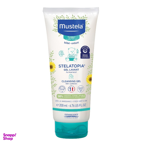 شامپو موستلا (Mustela) مدل استلاتوپیا حجم 200 میلی لیتر