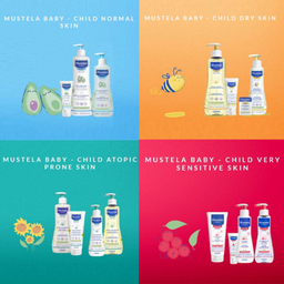 ژل شستشو سر و بدن کودک موستلا (Mustela) حجم 200 میلی لیتر