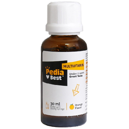 قطره مولتی ویتامین پدیابست طعم پرتقال حجم 30 میلی لیتر