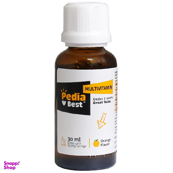 قطره مولتی ویتامین پدیابست طعم پرتقال حجم 30 میلی لیتر