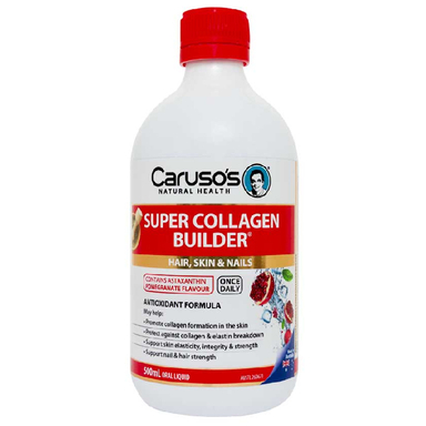 شربت مراقبت پوست سوپر کلاژن بیلدر (Super Collagen Builder) کاروسوس نچرال هلث حجم 500 میلی لیتر