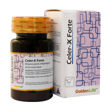 قرص مفاصل و استخوان سلرکس فورت (Celer X Forte) گلدن لایف بسته 30 عددی