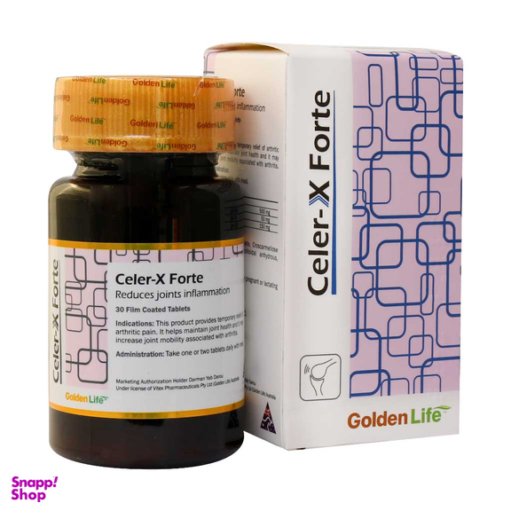 قرص مفاصل و استخوان سلرکس فورت (Celer X Forte) گلدن لایف بسته 30 عددی