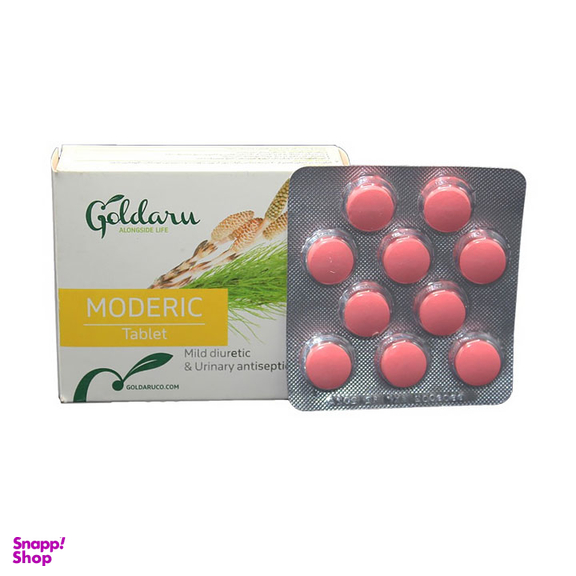 قرص سنگ کلیه و عفونت ادراری مدریک (Moderic) گل دارو بسته 30 عددی