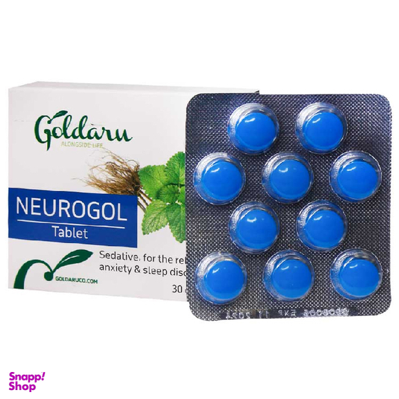قرص ضد افسردگی نوراگل (Neurogol) گل دارو بسته 30 عددی