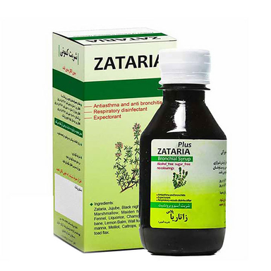 شربت سرماخوردگی و سرفه کمونی زاتاریا (Zataria Kemoni) نیاک حجم 120 میلی لیتر