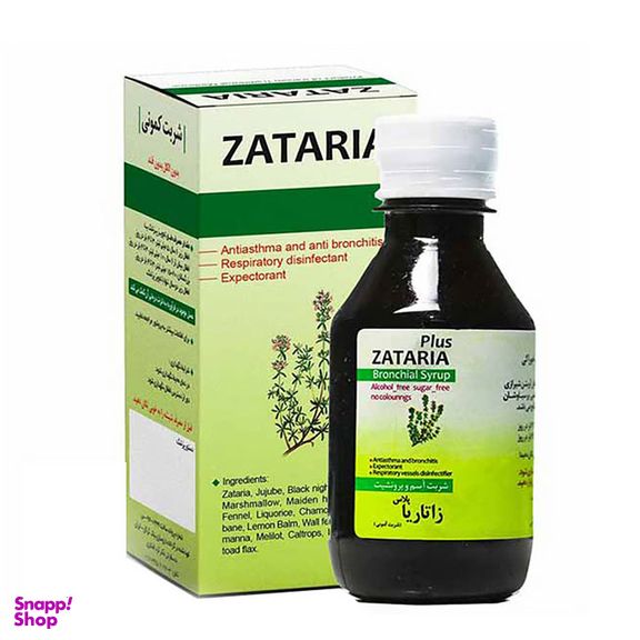 شربت سرماخوردگی و سرفه کمونی زاتاریا (Zataria Kemoni) نیاک حجم 120 میلی لیتر