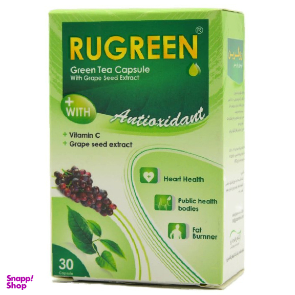 کپسول کاهش وزن روگرین (Rugreen) قایم دارو بسته 30 عددی