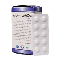 قرص تنظیم خواب ملاتونین 3 میلی گرم (Melatonin 3 mg) سیمرغ دارو عطار بسته 100 عددی