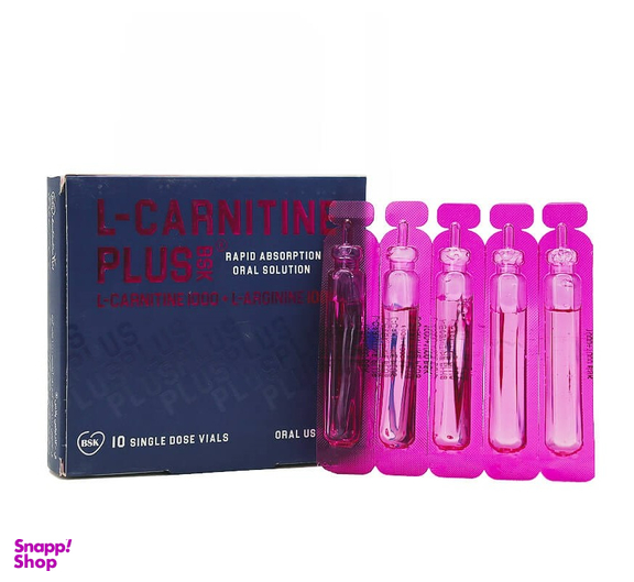 ویال خوراکی ال کارنیتین پلاس (L Carnitine Plus) بنیان سلامت کسری بسته 10 عددی