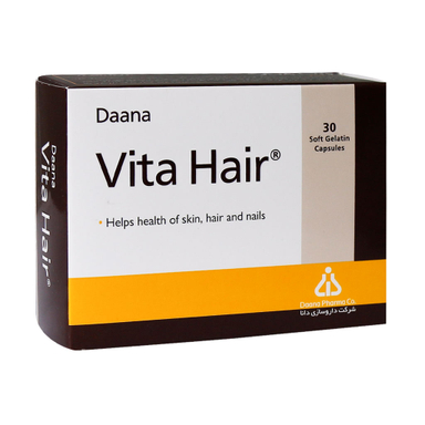 سافت ژل مکمل پوست مو و ناخن ویتا هیر (Vita Hair) دانا بسته 30 عددی