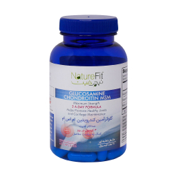 کپسول مفاصل و استخوان گلوکزآمین کندرویتین ام اس ام (Glucosamine Chondroitin MSM) نیچرفیت بسته 60 عددی