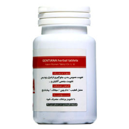 قرص اقایان جنطیانا (Gentiana) حکیم مومن تبریزی بسته 50 عددی