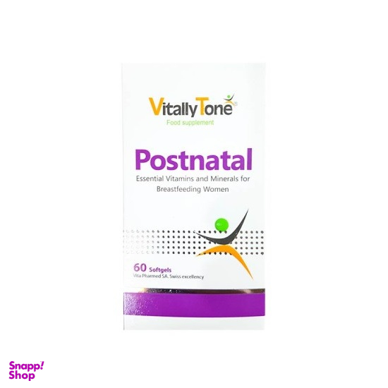سافت ژل پست ناتال (Postnatal) ویتالی تون تعداد 60 عدد