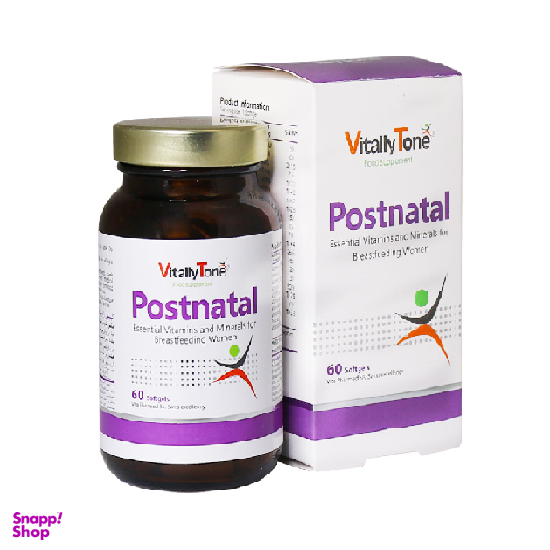 سافت ژل پست ناتال (Postnatal) ویتالی تون تعداد 60 عدد