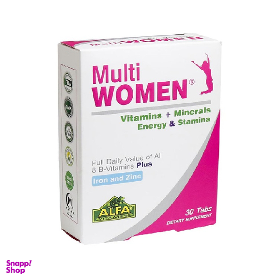 قرص مولتی وومن (Multi Women) آلفا ویتامین تعداد 30 عدد
