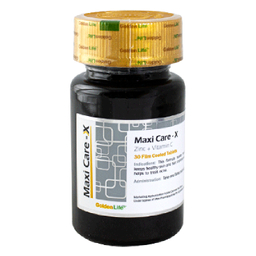 قرص مکسی کر ایکس حاوی زینک و ویتامین سی (Maxi Care X Zinc plus vitamin C) گلدن لایف
