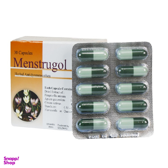 کپسول منستروگل (Menstrugole) گل دارو تعداد 30 عدد