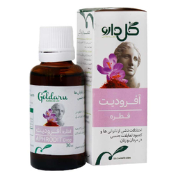 قطره تقویت آقایان آفرودیت گل دارو حجم 30 میلی لیتر