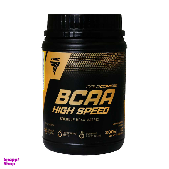 پودر بی سی ای ای های اسپید (BCAA High Speed) ترک نوتریشن طعم میوه استوایی و پرتقال وزن 300 گرم