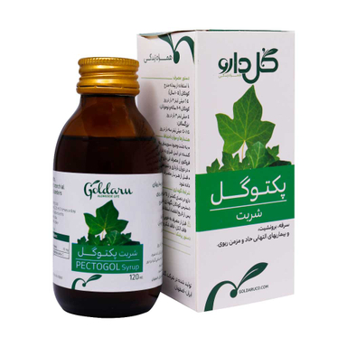 شربت سرماخوردگی و سرفه پکتوگل (Pectogol) گل دارو حجم 120 میلی لیتر