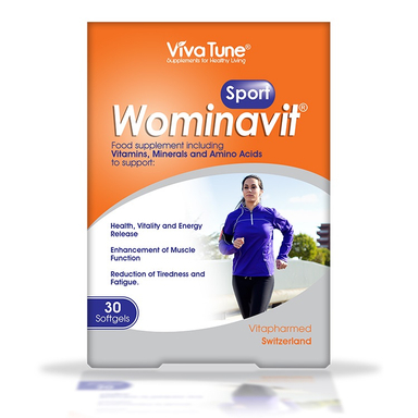 سافت ژل ومیناویت اسپورت (Wominavit Sport) ویوا تیون تعداد 30 عدد