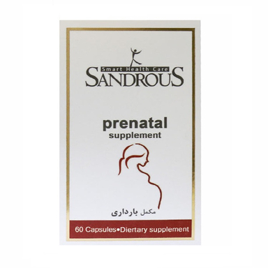 کپسول مکمل بارداری (Prenatal Supplement) سندروس تعداد 60 عدد