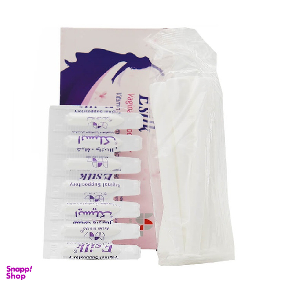 شیاف واژینال ایسیلک (Esilk Vaginal Suppository) شرکت دارویی آیلار طب یاس تعداد 21 عدد