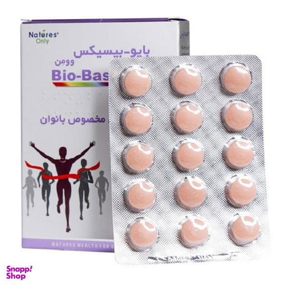 مکمل مولتی ویتامین مخصوص خانم ها بایوبیسیکس (Bio Basics) نیچرز انلی تعداد 30 عدد