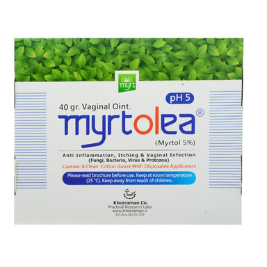 پماد واژینال میرتولیا (Myrtolea Vaginal) دنتول وزن 40 گرم
