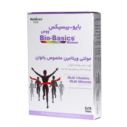 قرص مولتی ویتامین خانم ها بایوبیسیکس نیچرز انلی بسته 30 عددی