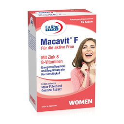 کپسول مخصوص خانم ها ماکاویت اف (Macavit F) یورو ویتال تعداد 60 عدد