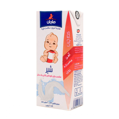 شیر ارگانیک کم چرب کودک ماجان (Majan) مناسب کودکان بالای 1 سال حجم 200 میلی لیتر