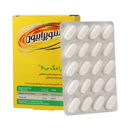 قرص منیزیم سیترامگ ب 6 (Citramag B6) سوپرابیون بسته 60 عددی