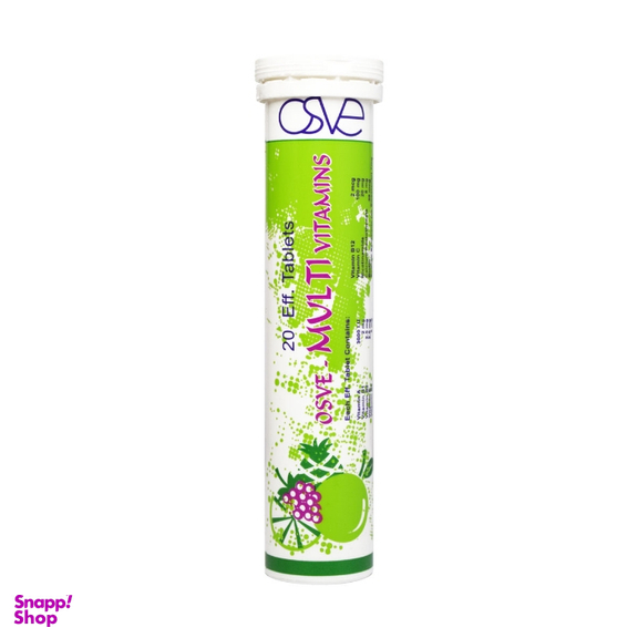 قرص جوشان مولتی ویتامین اسوه (Osve) بسته 20 عددی