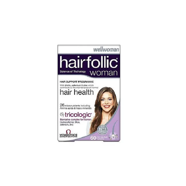 قرص هیرفولیک وومن (Hairfollic Woman) ویتابیوتیکس تعداد 60 عدد