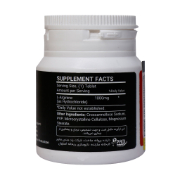 قرص مکمل ال آرژنین 1000 میلی گرم (L Arginine 1000 mg) نوتری پاد بسته 30 عددی