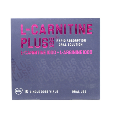 ویال خوراکی ال کارنیتین پلاس (L Carnitine Plus) بنیان سلامت کسری طعم پرتقال بسته 10 عددی