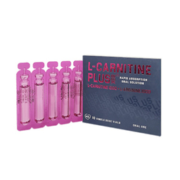 ویال خوراکی ال کارنیتین پلاس (L Carnitine Plus) بنیان سلامت کسری طعم پرتقال بسته 10 عددی