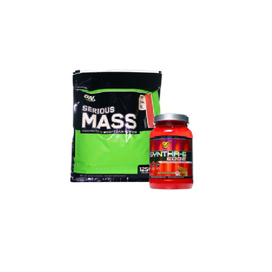 پودر سریوس مس 12 پوندی (Serious Mass Powder 12 lb) اپتیموم نوتریشن طعم وانیلی حجم 5.44 کیلو گرم