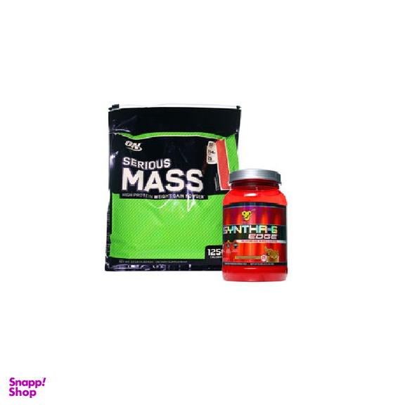پودر سریوس مس 12 پوندی (Serious Mass Powder 12 lb) اپتیموم نوتریشن طعم وانیلی حجم 5.44 کیلو گرم