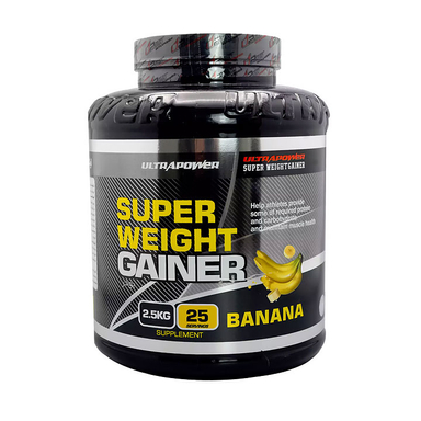 پودر سوپر ویت گینر اولترا پاور (Ultra Power Super Weight Gainer) پگاه طعم موزی حجم 2.5 کیلوگرم